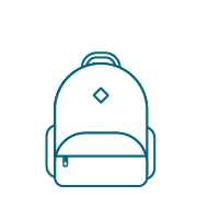 icon of a backpack